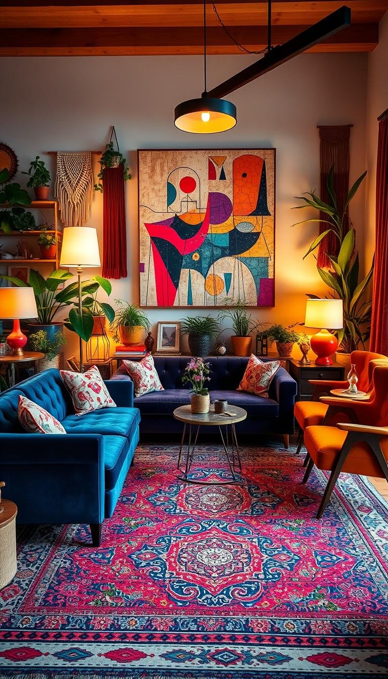 Bohemian Living Room Designs Full of Color and Character