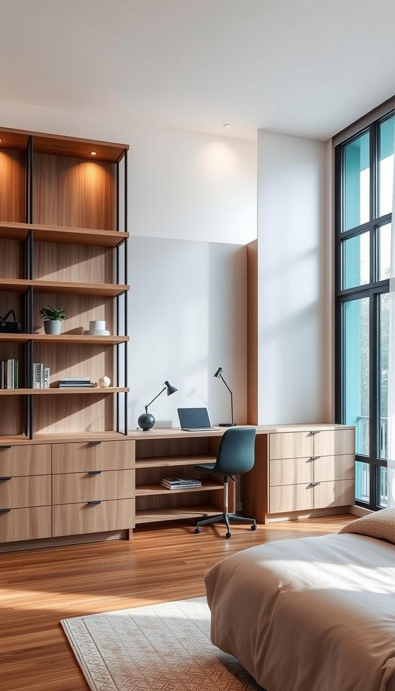 Clever Bedroom Shelving Ideas That Save Space