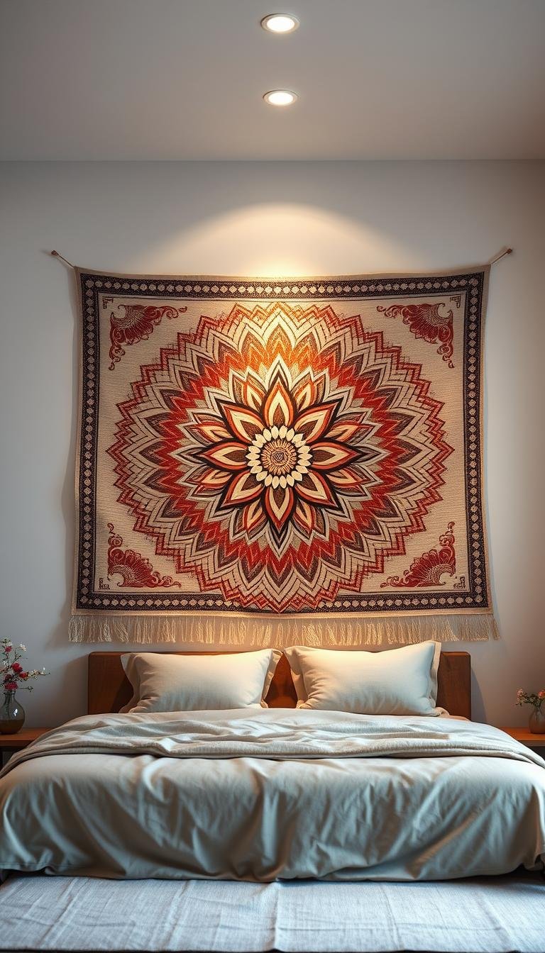 Eye-Level Charm: Above-Bed Decor Ideas That Pop