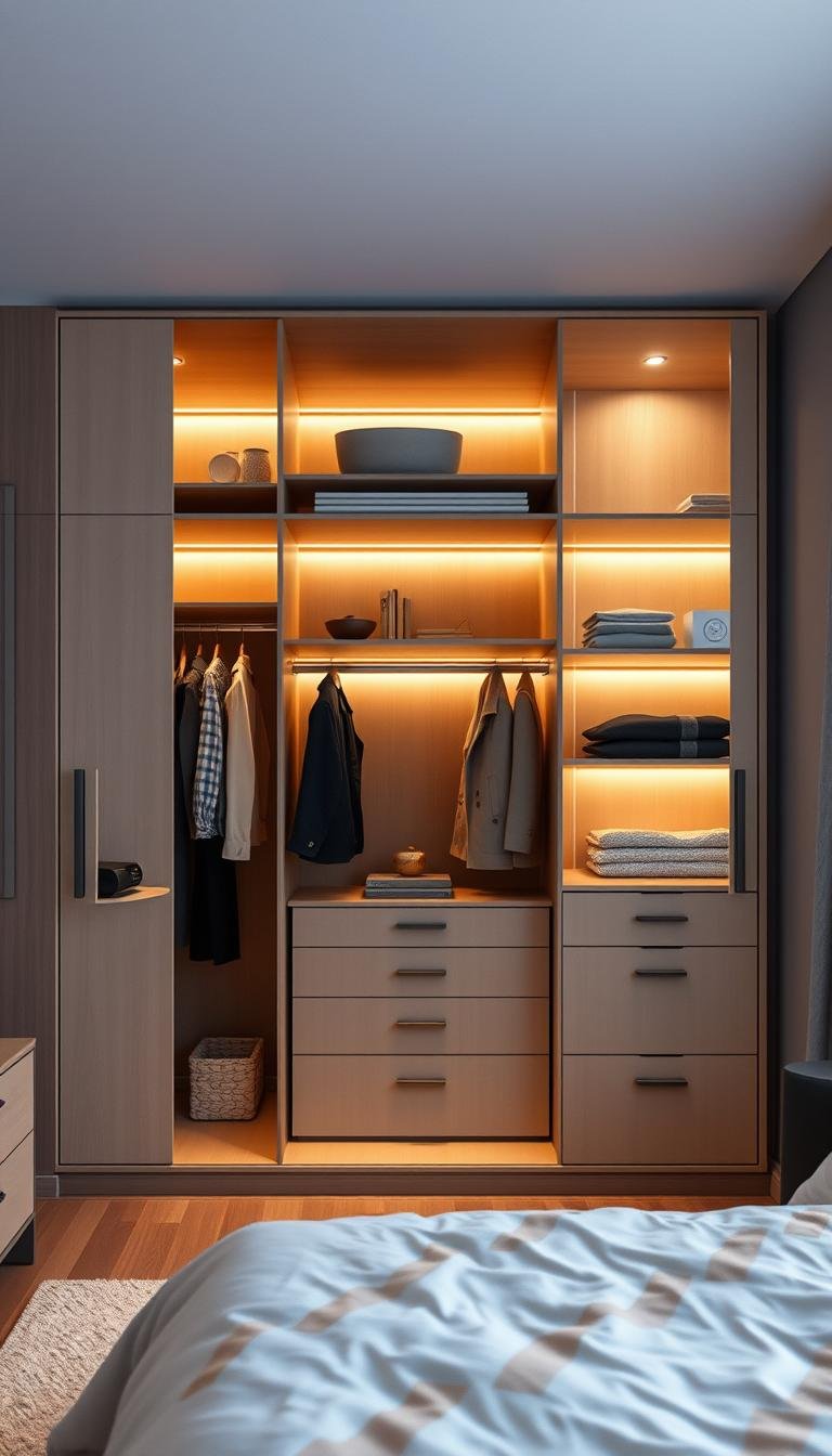 Functional and Stylish Bedroom Wardrobe Ideas