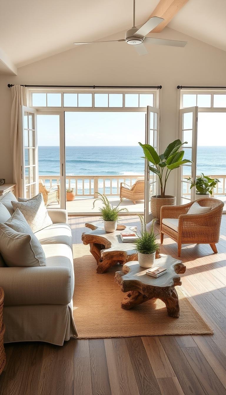 Coastal Living Room Decor Ideas for a Breezy, Relaxed Vibe