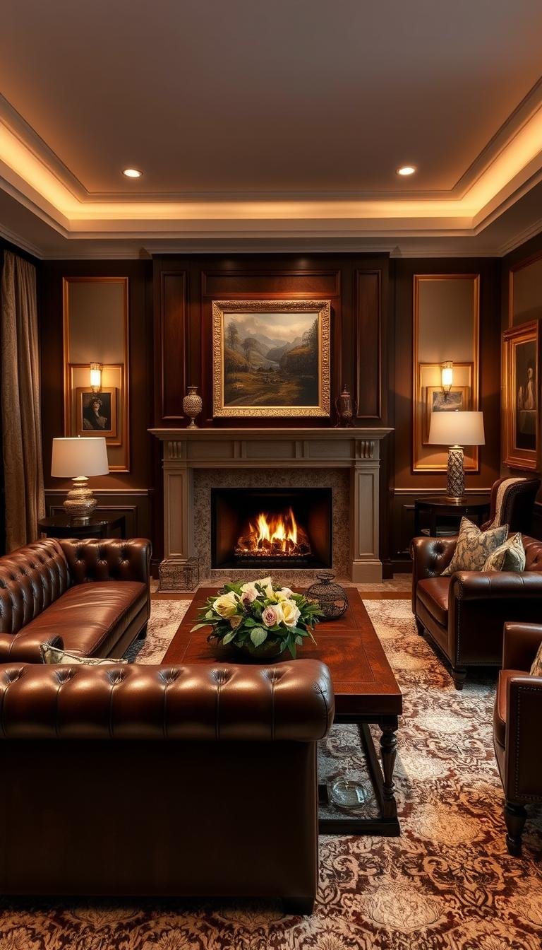 Cozy Yet Rich: Warm Luxury Living Room Decor Ideas