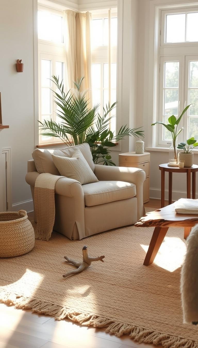 Create a Calm and Cozy Space with Natural Elements
