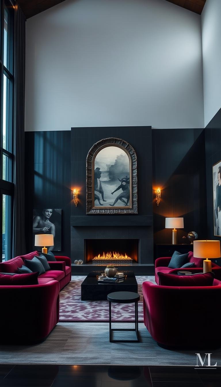 Dark Luxury Living Room Ideas That Feel Chic