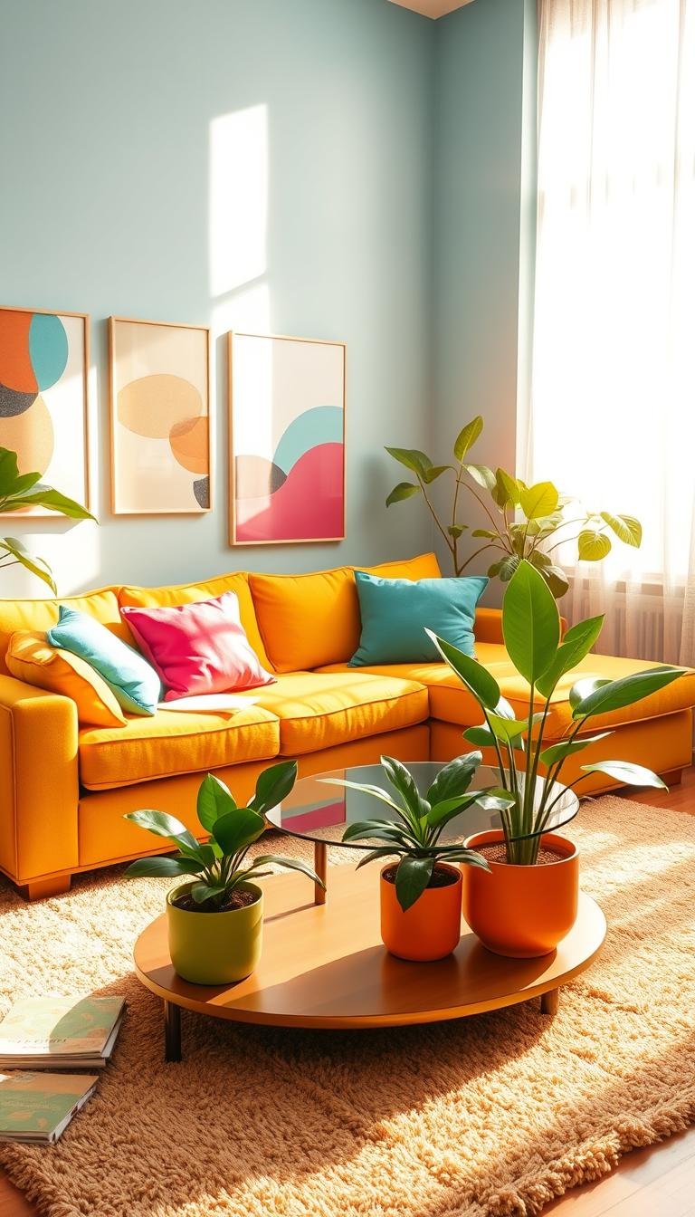 Dopamine Decor: Bright, Happy Living Room Ideas for 2026