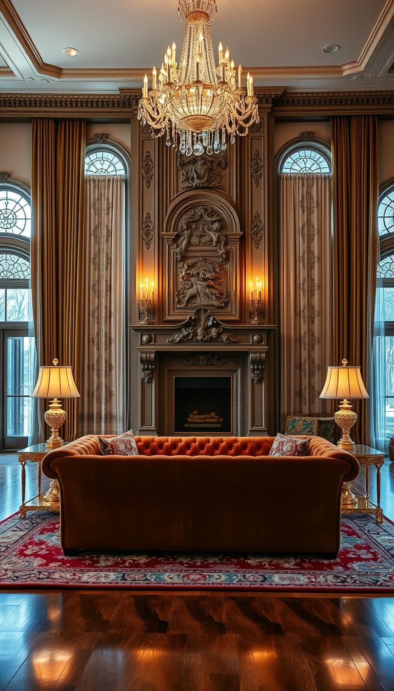 Glamorous Living Room Decor Ideas with a Luxury Touch