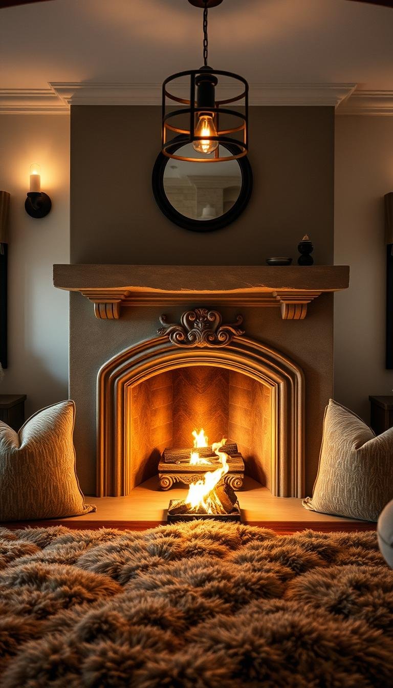How to Design a Cozy Bedroom Fireplace Focal Point