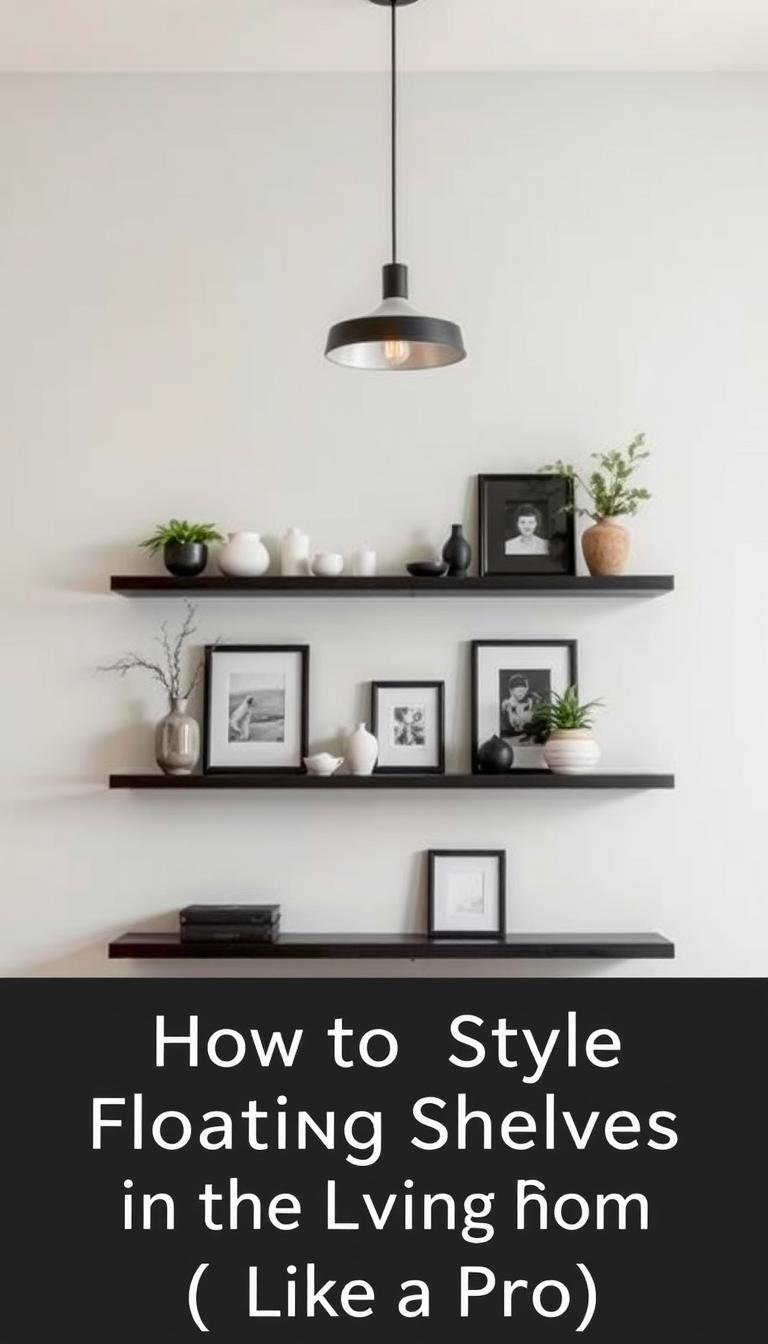 How to Style Floating Shelves in the Living Room (Like a Pro)