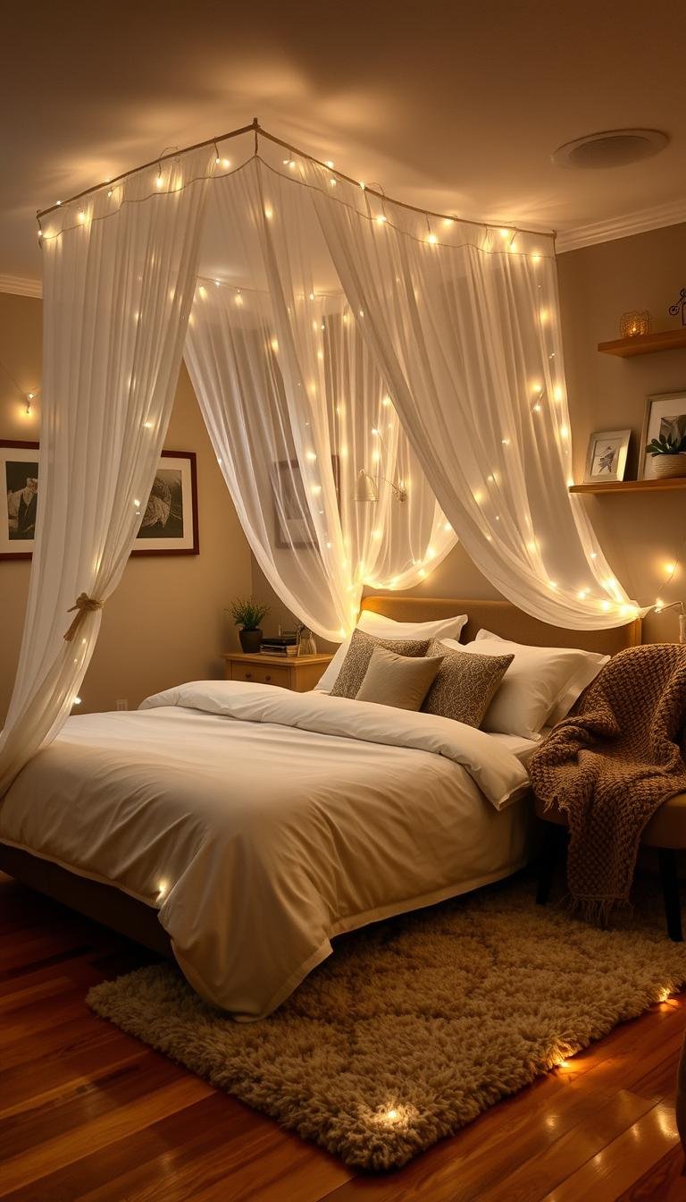 How to Style a Cozy Bedroom with Fairy Lights