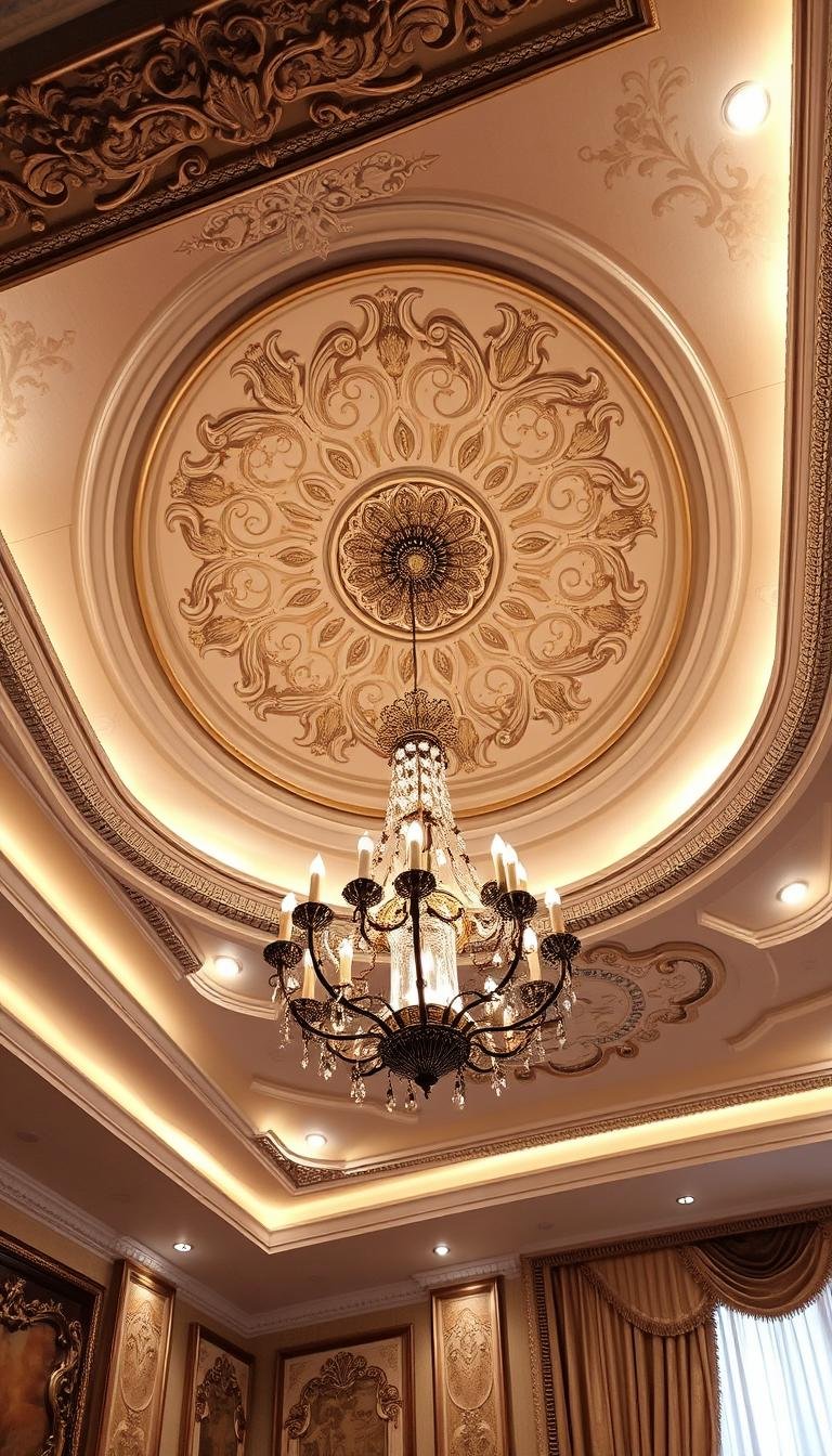 Luxury Ceiling Design Ideas for Living Rooms