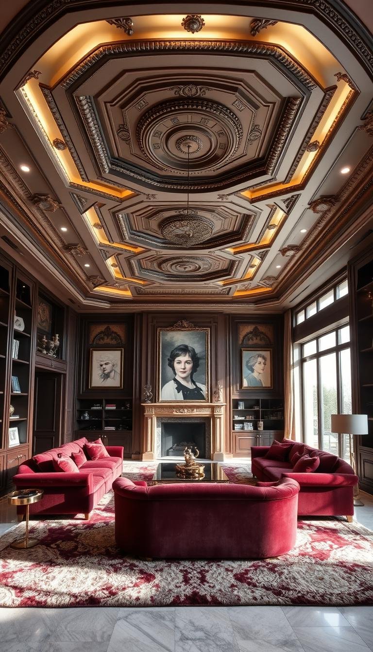 Luxury Living Room False Ceiling Designs That Impress