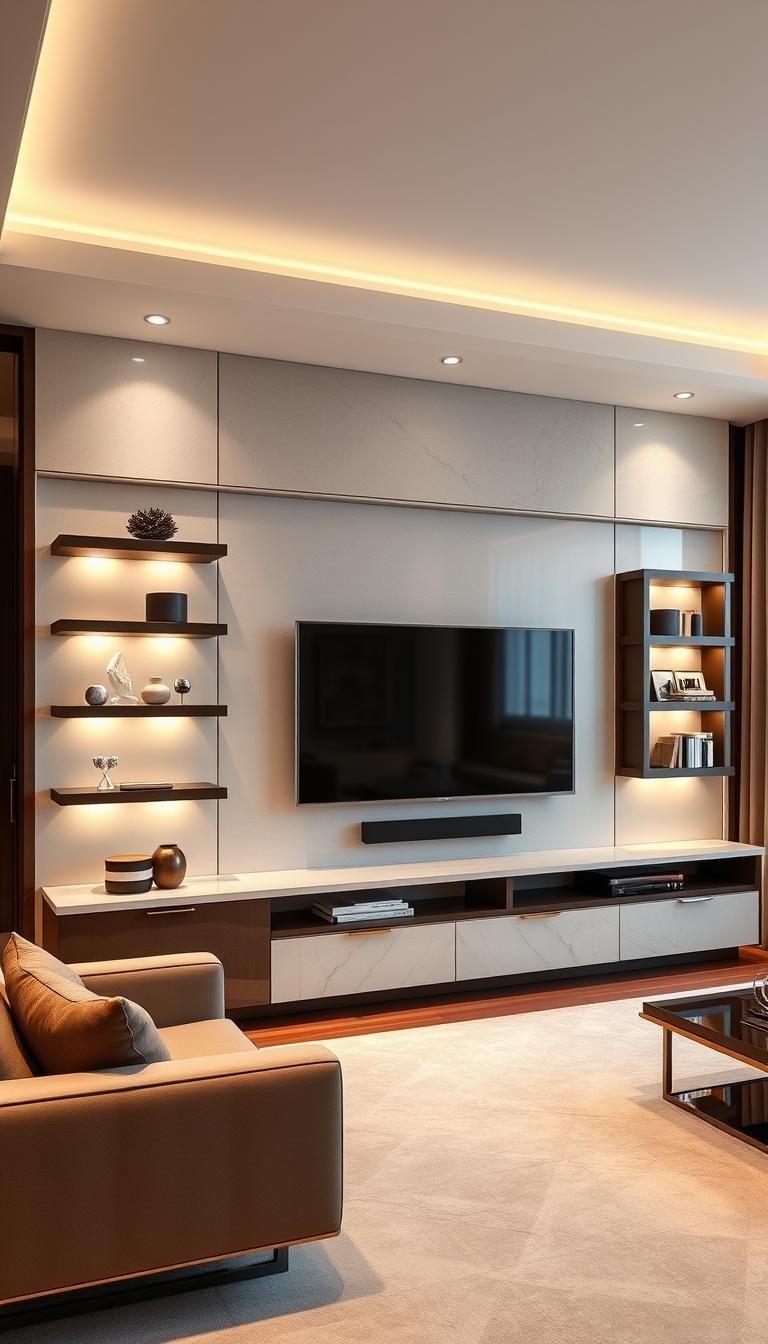 Luxury TV Wall Ideas for Living Rooms That Wow