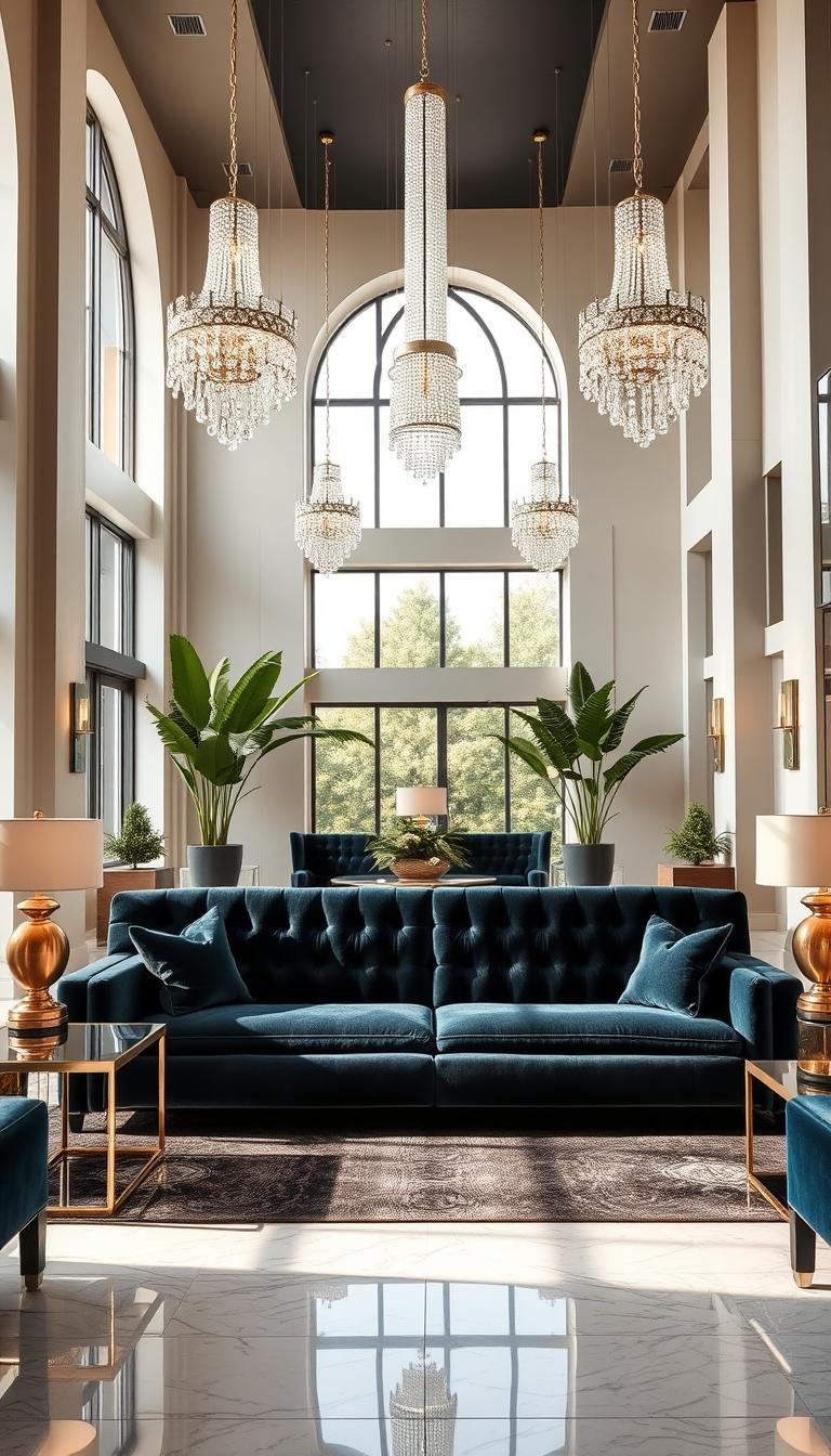 Modern Glam Luxury Living Room Ideas