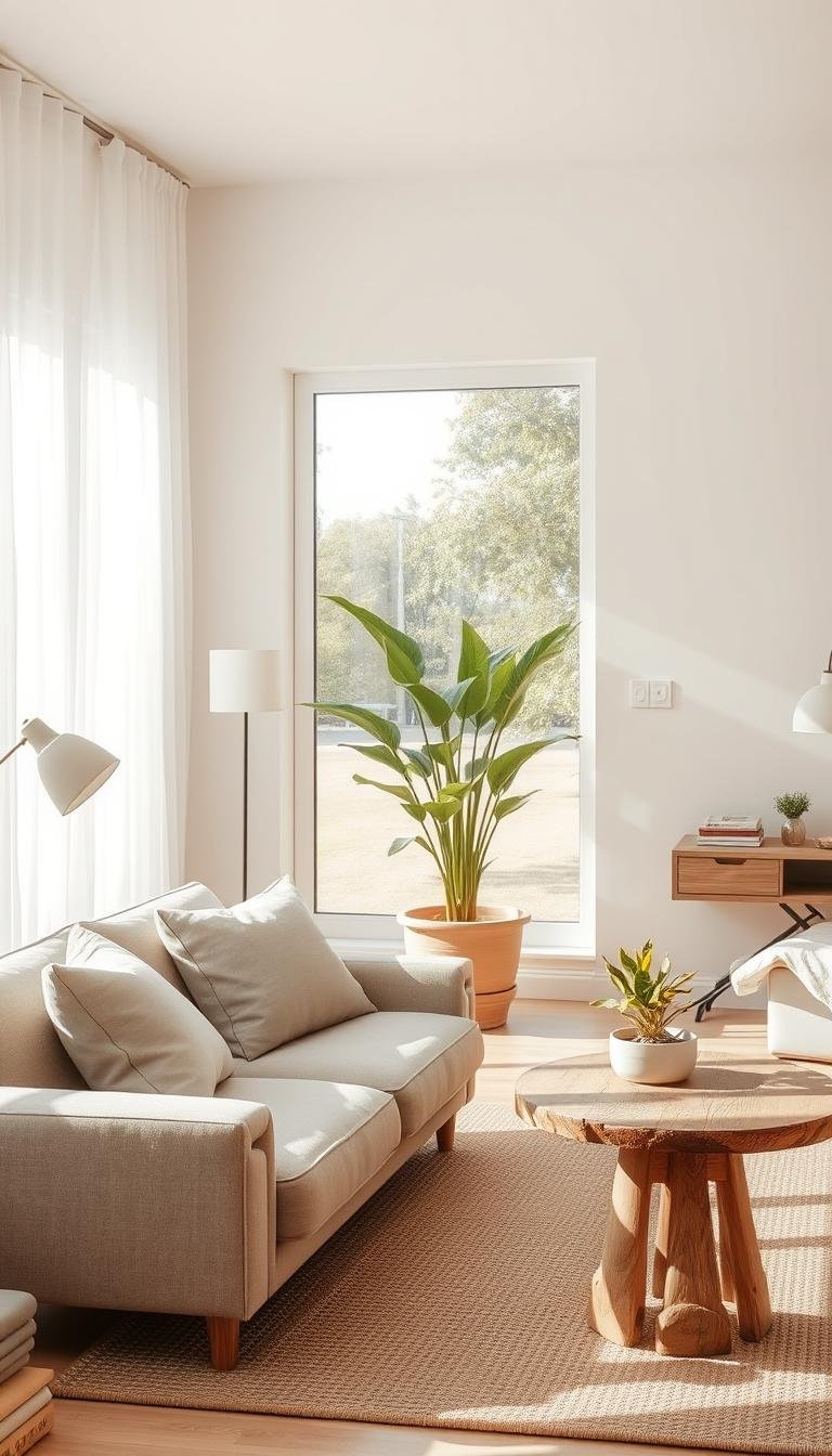 Modern Organic Living Room Ideas for a Calm Natural Retreat