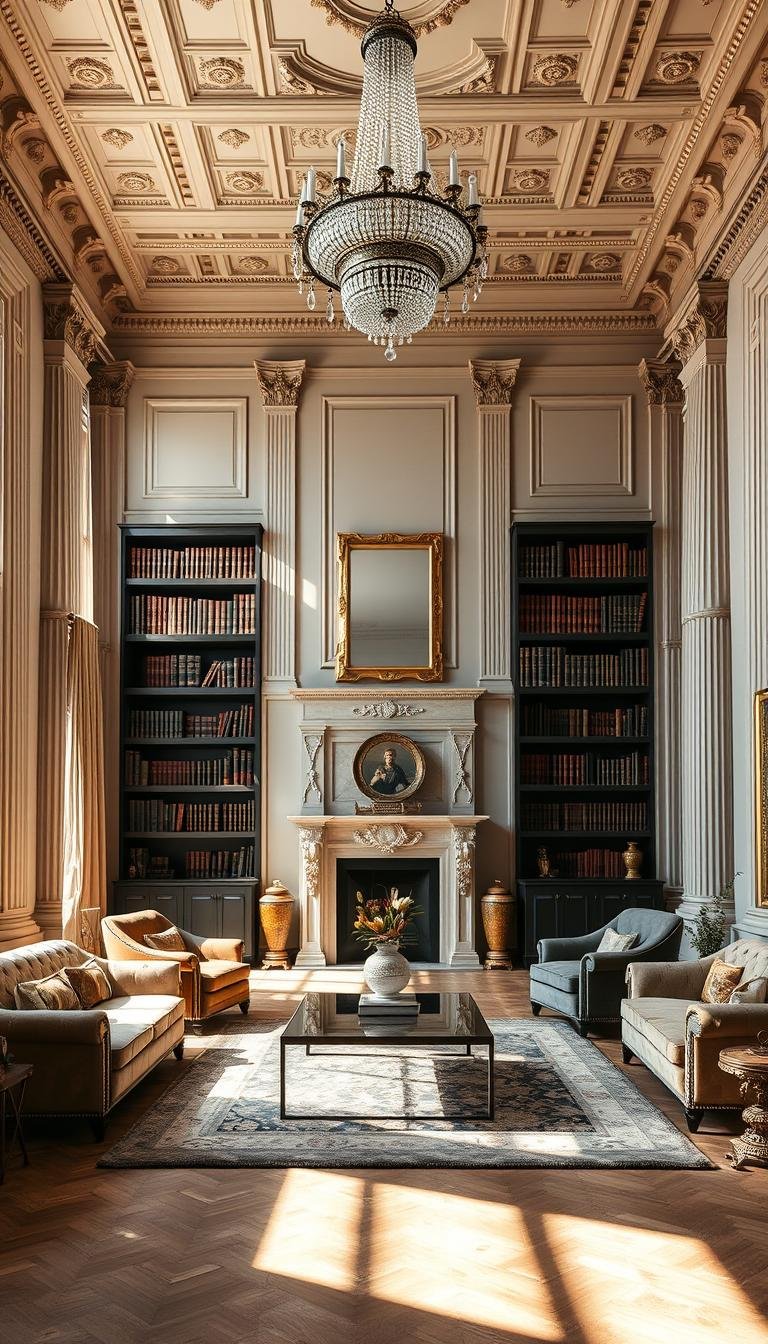 Neoclassic Luxury Living Room Ideas for Elegant Homes