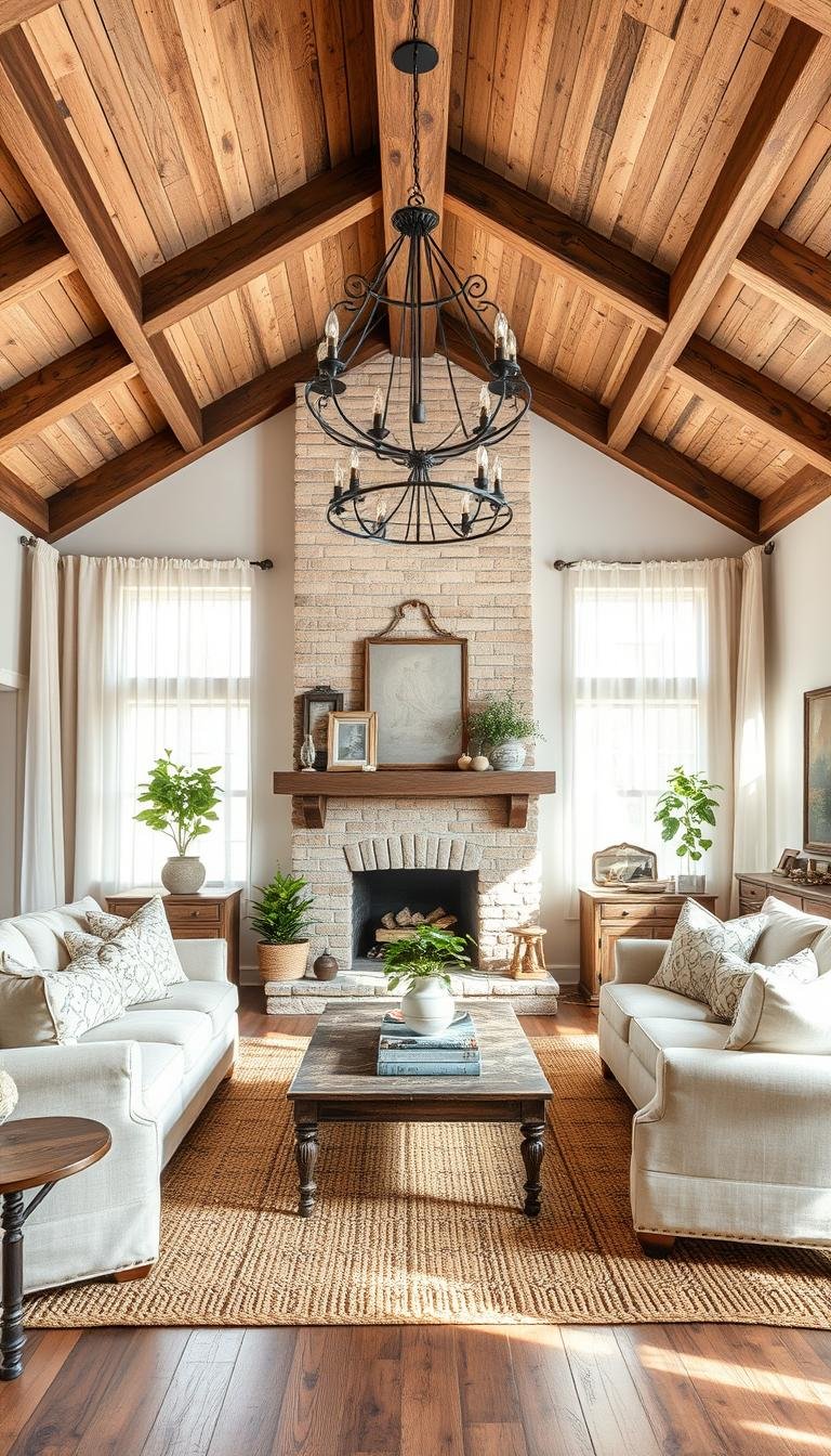 Rustic Farmhouse Living Room Decor: Cozy Meets Country