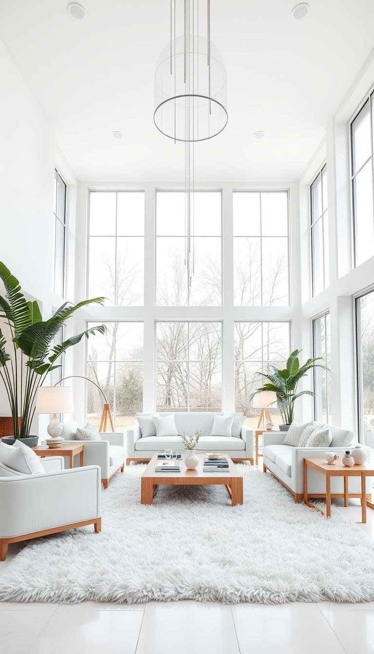 White Luxury Living Room Inspiration for Airy Interiors