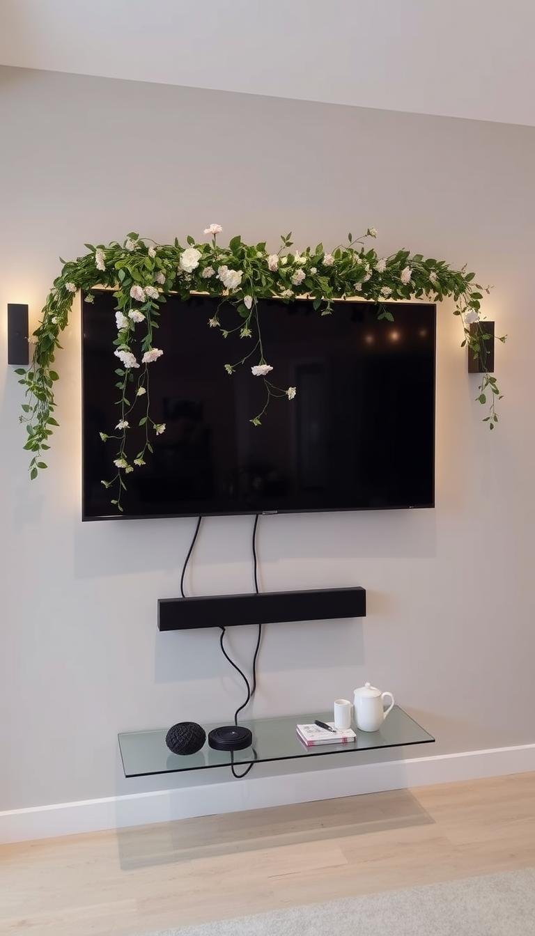 10 Over-TV Wall Decor Ideas That Hide Wires Beautifully