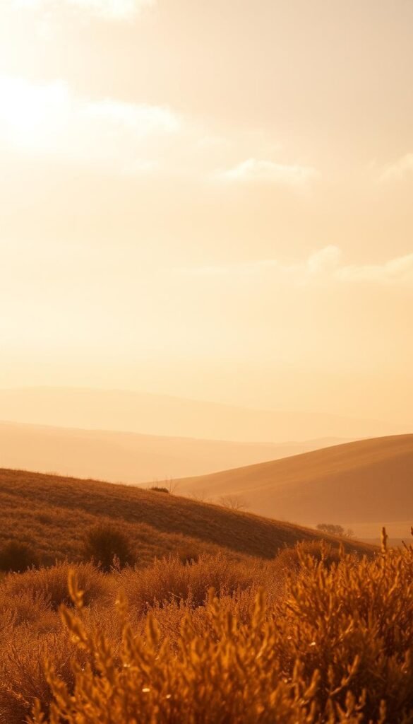 A tranquil landscape bathed in soft, earthy hues. A harmonious palette of muted ochres, warm ambers, and rich umbers. Gentle gradients of color seamlessly blend, creating a sense of depth and natural balance. Sunlight filters through wispy clouds, casting a golden glow over the scene. In the foreground, organic shapes and textures evoke a grounded, tactile presence. The middle ground features a serene, minimalist composition, allowing the colors to take center stage. In the background, a hazy horizon line blends the earth and sky, fostering a calming, contemplative atmosphere. The overall effect is one of serenity, warmth, and a deep connection to the natural world. A tranquil landscape bathed in soft, earthy hues. A harmonious palette of muted ochres, warm ambers, and rich umbers. Gentle gradients of color seamlessly blend, creating a sense of depth and natural balance. Sunlight filters through wispy clouds, casting a golden glow over the scene. In the foreground, organic shapes and textures evoke a grounded, tactile presence. The middle ground features a serene, minimalist composition, allowing the colors to take center stage. In the background, a hazy horizon line blends the earth and sky, fostering a calming, contemplative atmosphere. The overall effect is one of serenity, warmth, and a deep connection to the natural world.