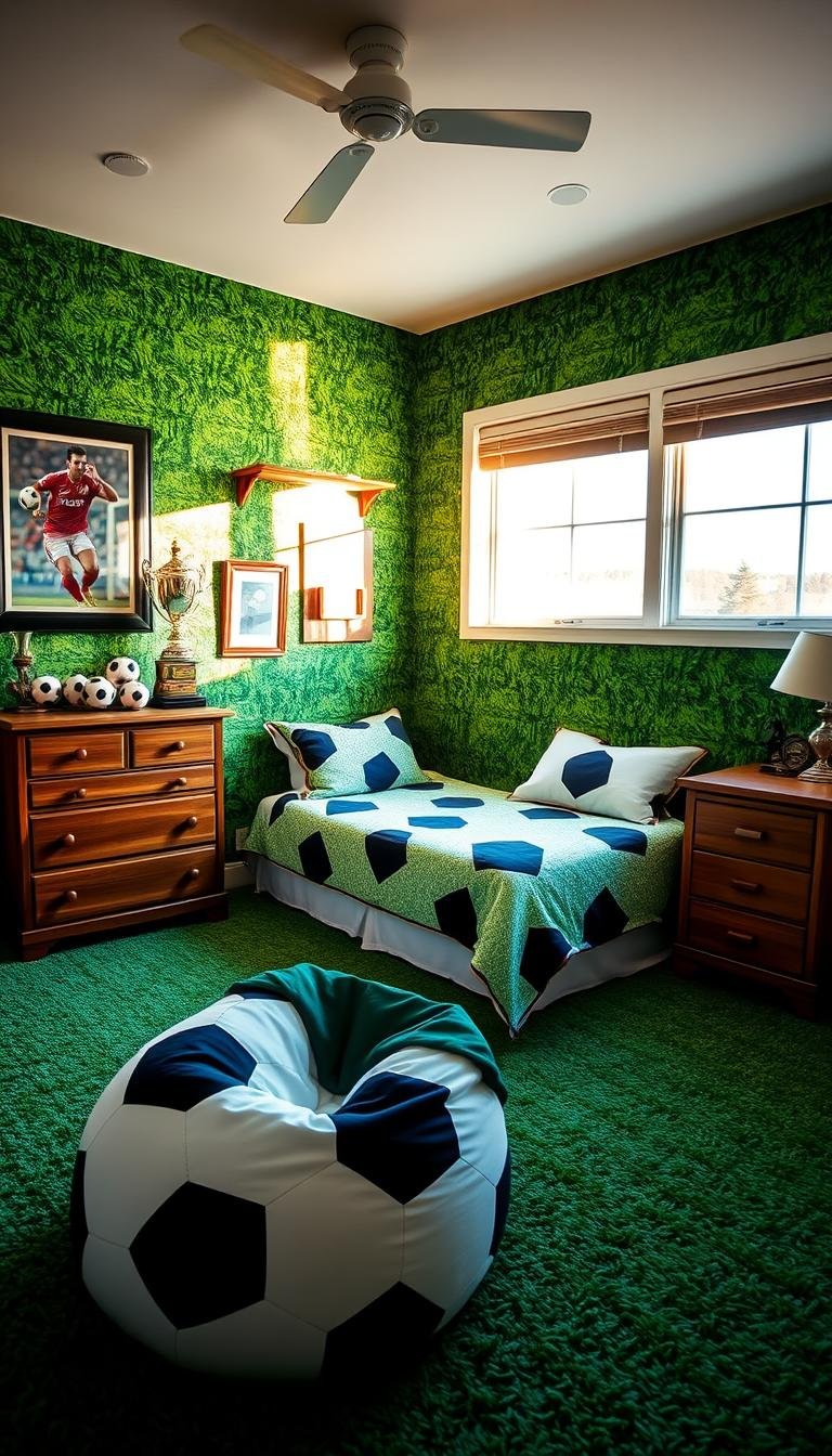 All-Star Soccer Bedroom Ideas for Future Champs