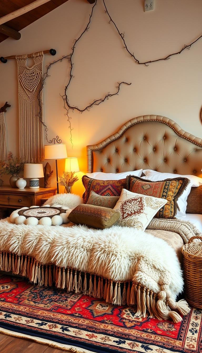 Bohemian Bedroom Decor: Cozy, Layered, Effortless