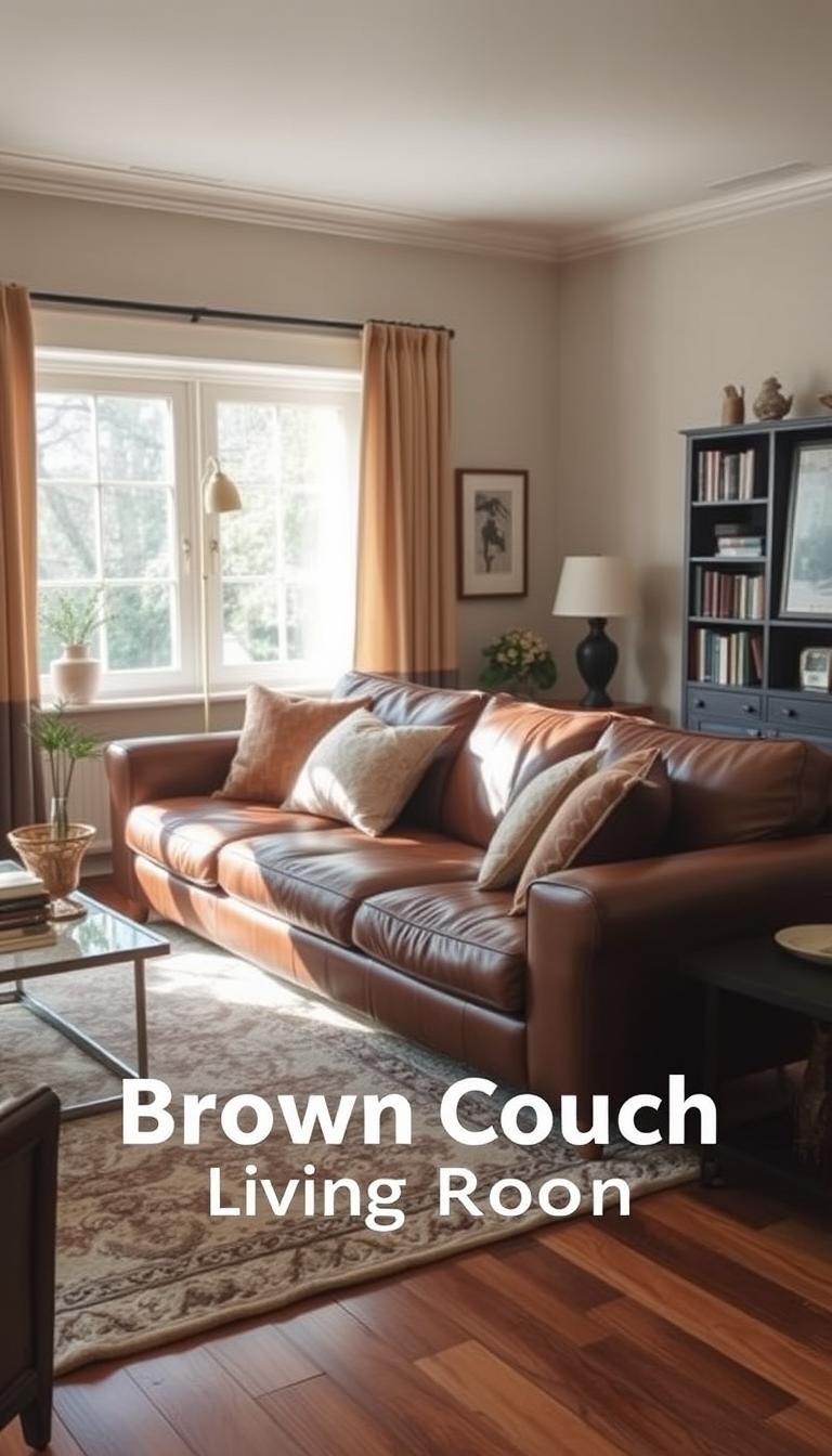 Brown Couch Living Room Decor: Warm & Timeless Styling Tips