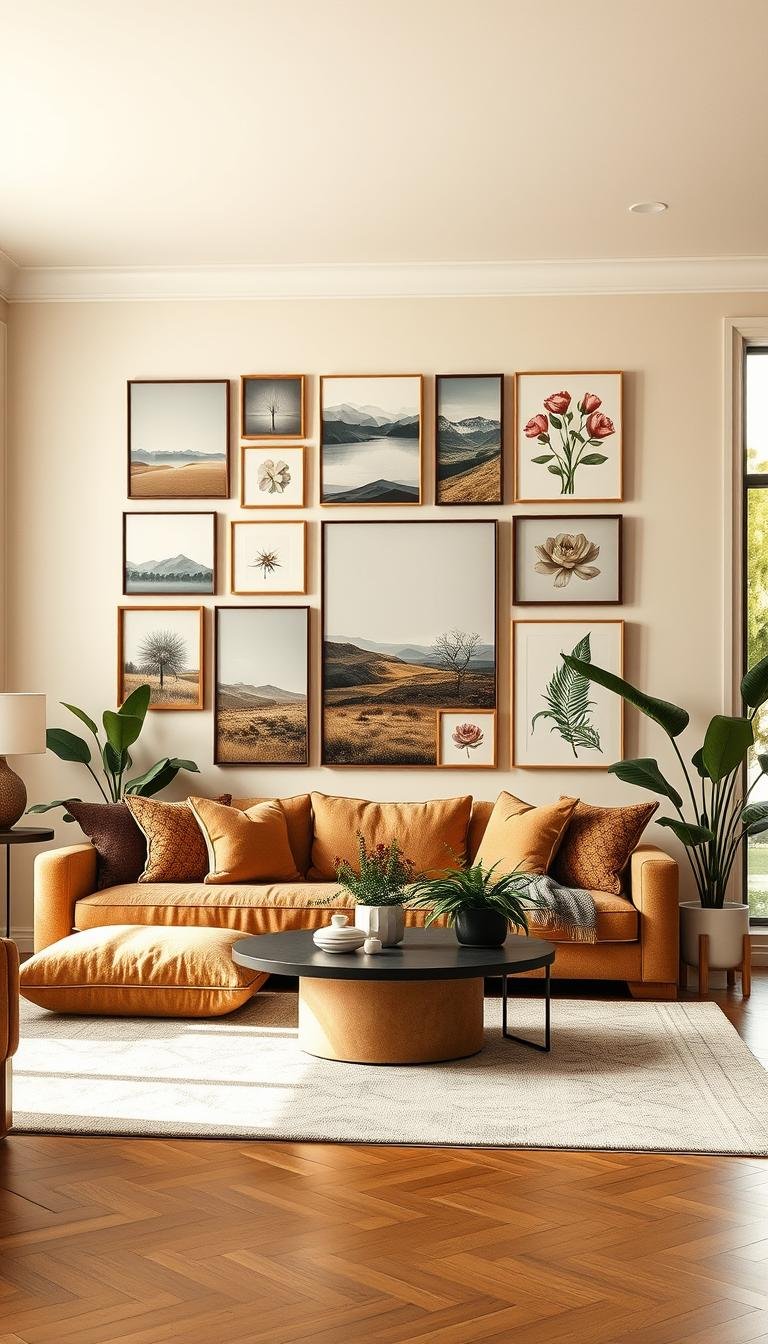 Canvas Wall Decor Ideas for a Chic Living Room