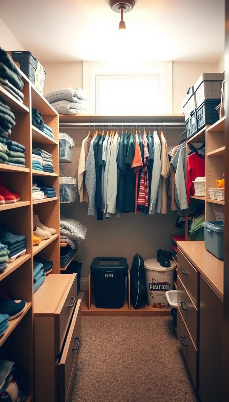 Closet Organization Ideas That Grow With Your Boys