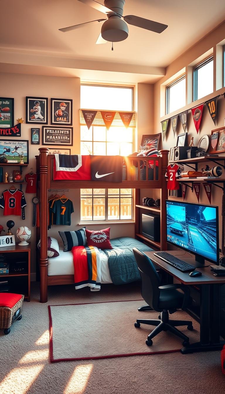 Creative Boys Sports Bedroom Ideas to Show Off Their Passion