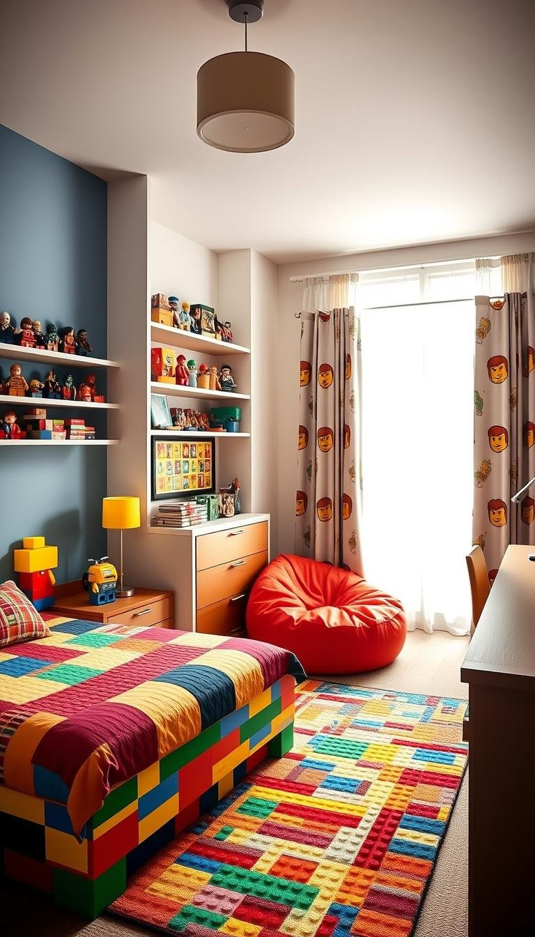 Creative LEGO Bedroom Ideas Kids Will Adore