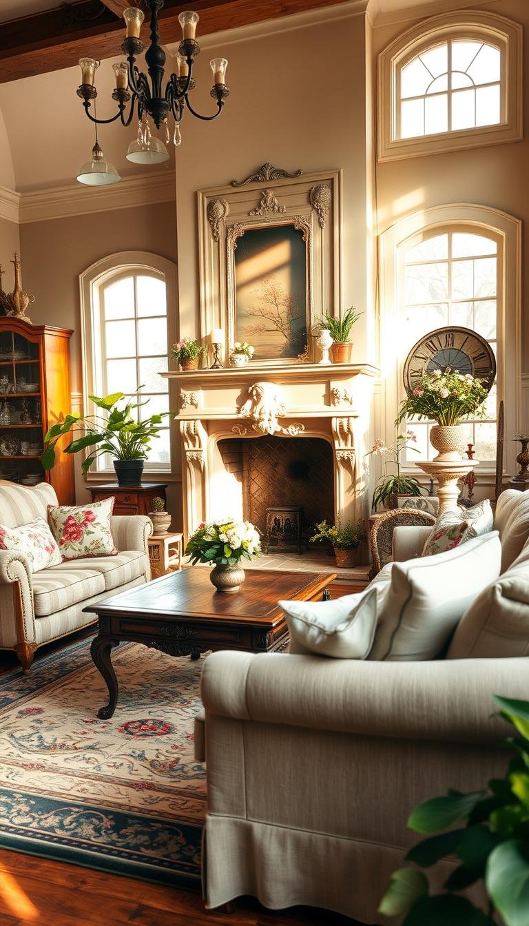 French Provincial Living Room Decor Ideas