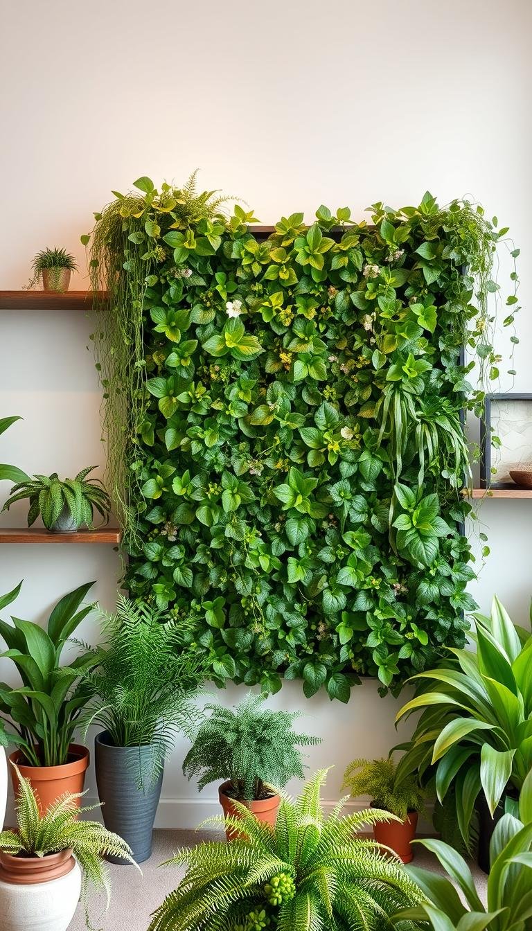 Greenery Wall Decor Ideas for a Fresh Living Room Look