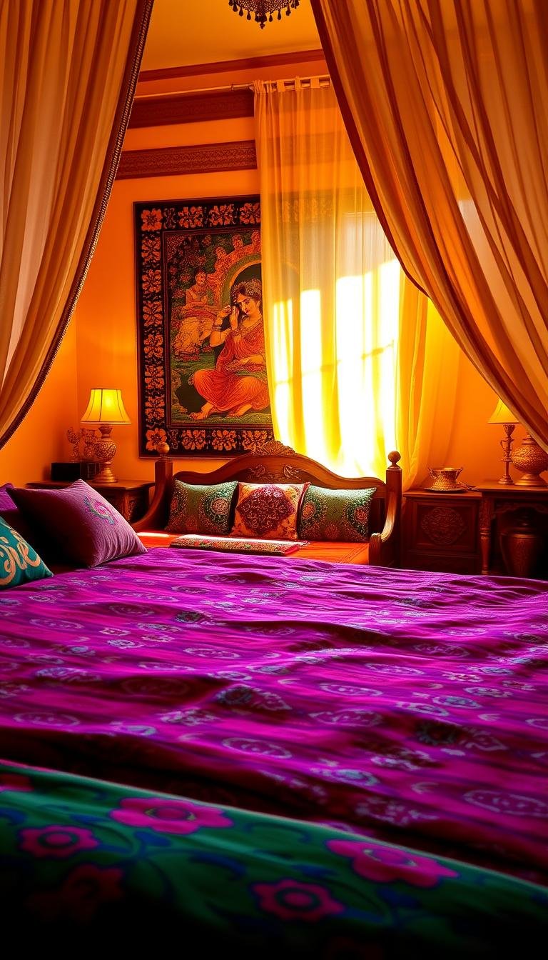 Indian Bedroom Decor: Color, Pattern & Warmth