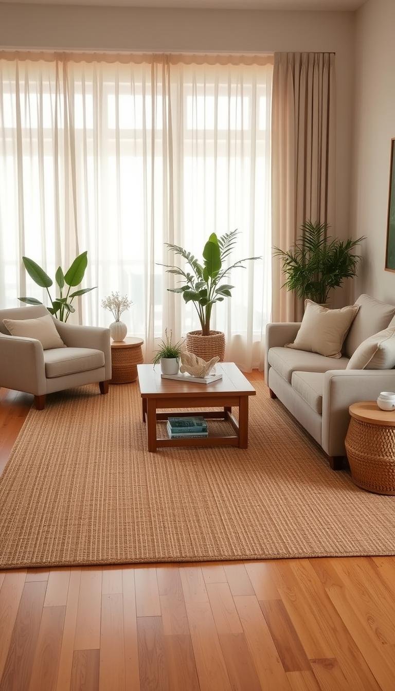 Jute Rug Living Room Decor Ideas That Feel Organic