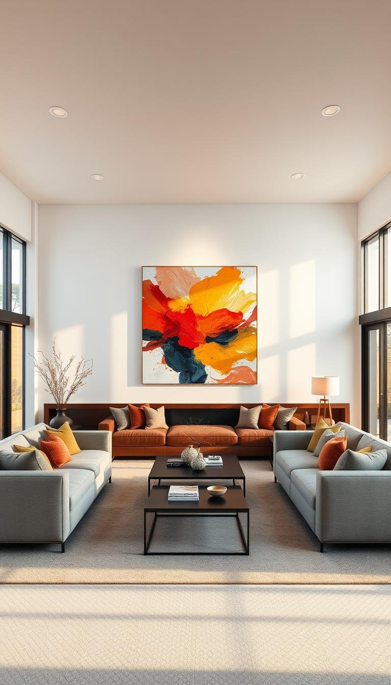 Large Wall Art Ideas to Fill Spacious Living Rooms