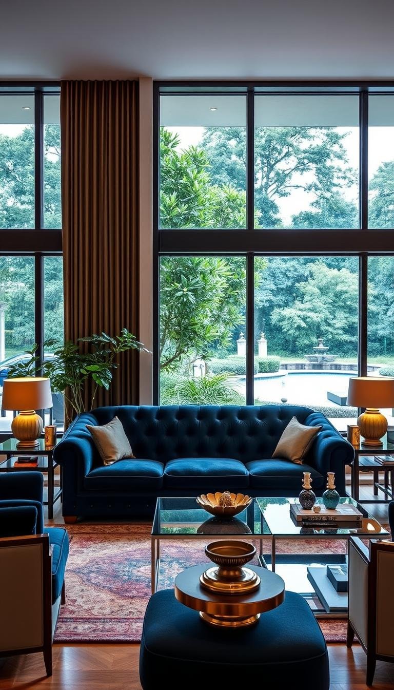 Navy Blue Couch Living Room Decor That Feels Luxurious