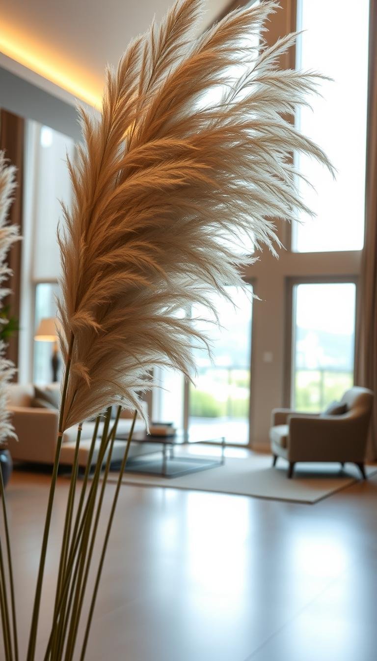 Pampas Grass Living Room Decor Ideas That Look Elegant