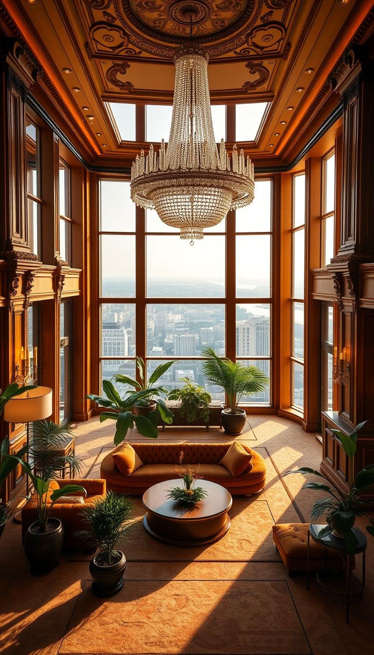 The Art of Designing a Penthouse Luxury Living Room