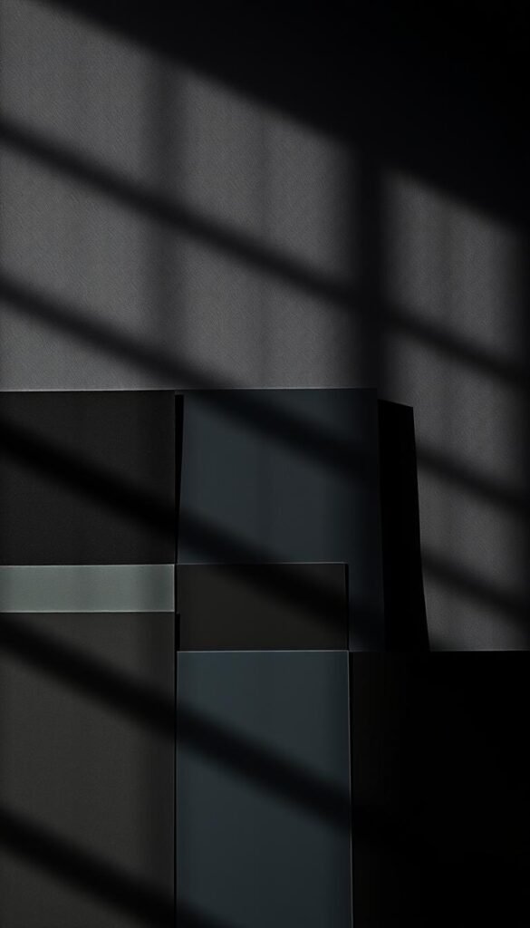A meticulously curated selection of dark, moody hues - from deep charcoal to inky black, rich ebony to somber navy. Arranged with artistic precision, the color palette exudes a sophisticated, contemporary ambiance. Dramatic lighting casts dramatic shadows, highlighting the interplay of tones. Captured in a high-contrast, high-resolution photograph with a shallow depth of field, the image invites the viewer to get lost in the captivating, enigmatic color story. A striking visual representation of the "Crafting Your Perfect Dark Color Palette" section, perfectly suited to illustrate the "Ultimate Guide to Decorating a Dark Modern Bedroom." A meticulously curated selection of dark, moody hues - from deep charcoal to inky black, rich ebony to somber navy. Arranged with artistic precision, the color palette exudes a sophisticated, contemporary ambiance. Dramatic lighting casts dramatic shadows, highlighting the interplay of tones. Captured in a high-contrast, high-resolution photograph with a shallow depth of field, the image invites the viewer to get lost in the captivating, enigmatic color story. A striking visual representation of the "Crafting Your Perfect Dark Color Palette" section, perfectly suited to illustrate the "Ultimate Guide to Decorating a Dark Modern Bedroom."