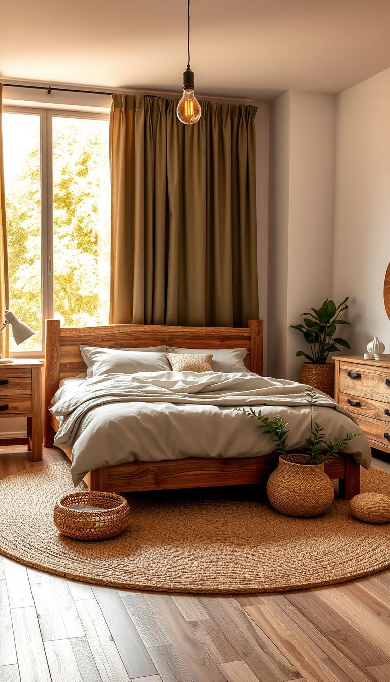 Bedroom Color Schemes Inspired by Earthy Style