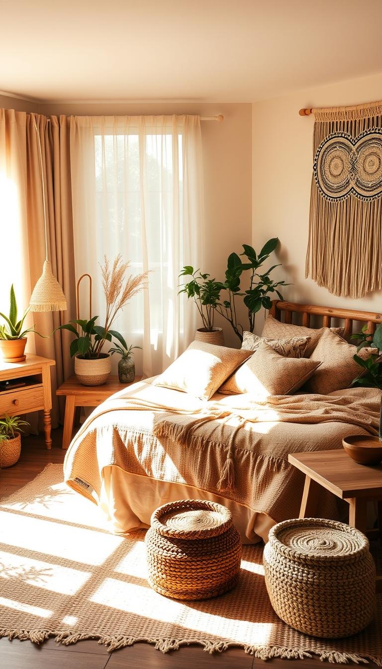 Bohemian Earthy Bedroom Looks That Feel Effortless