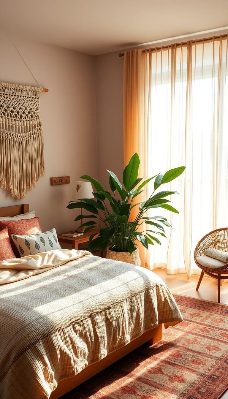 Earthy Boho Bedroom Designs for Free Spirits
