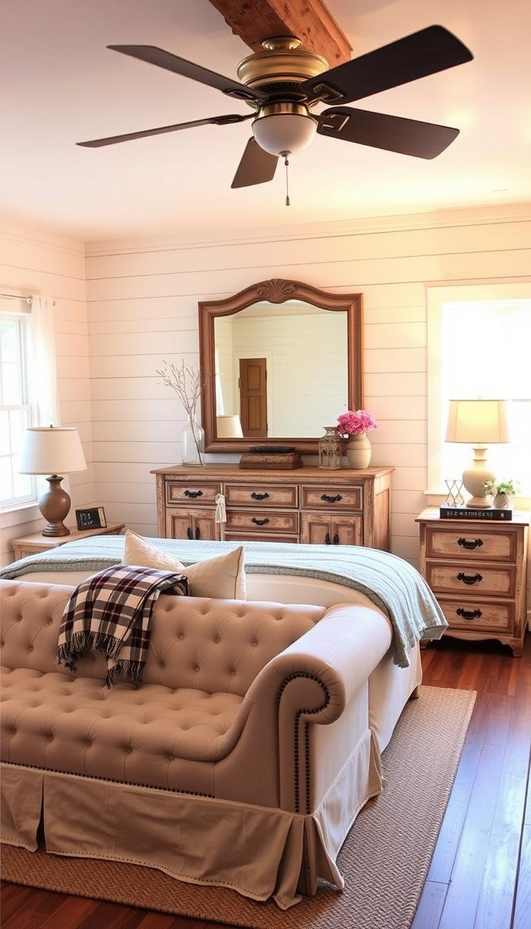 Farmhouse Bedroom Decor: Rustic & Refined