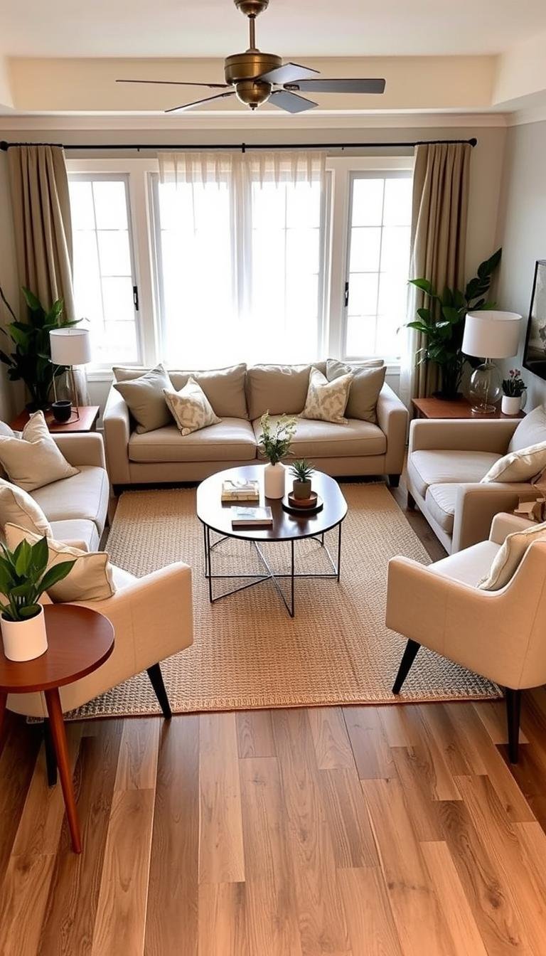 Gray Wood Floors Living Room Decor: Matching Colors Guide