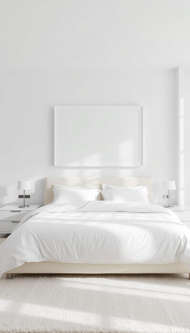 How to Achieve a Clean Modern White Bedroom Look