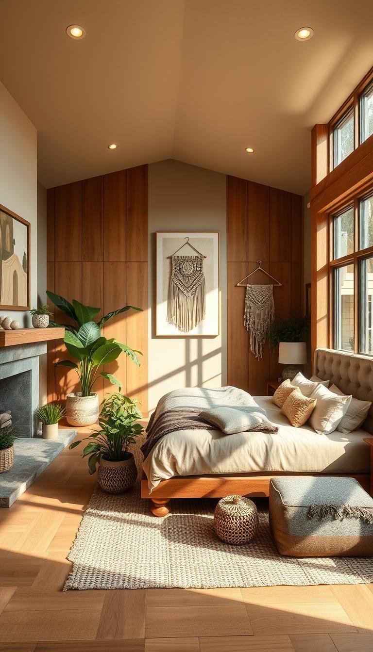 Master Bedroom Designs with Earthy Touches