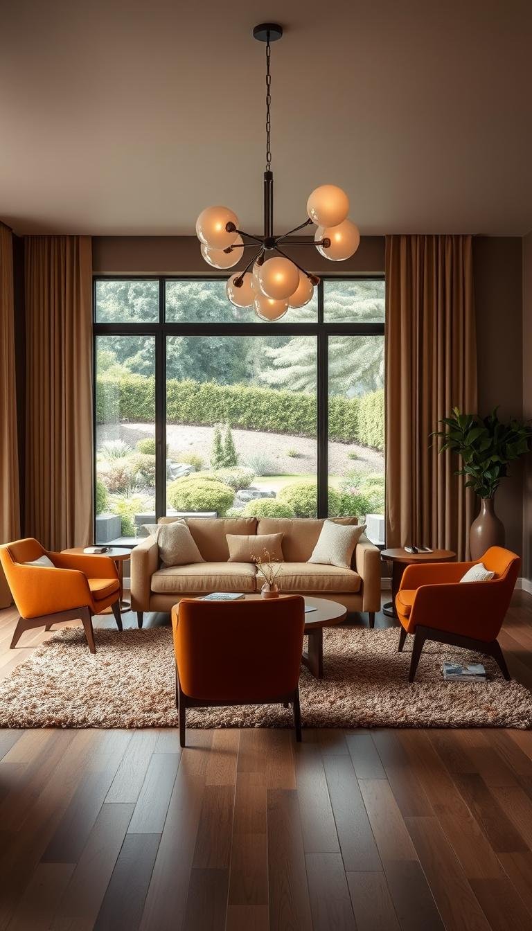 Mid-Century Modern Living Room Color Schemes to Try in 2025