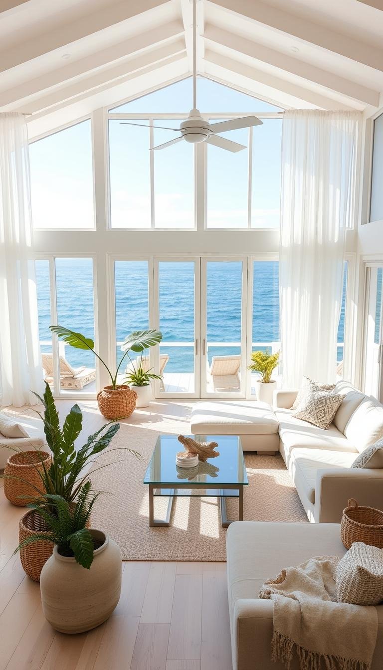 Modern Coastal Living Room Ideas for Airy Relaxed Vibes