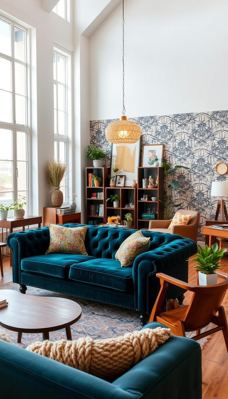 Modern Eclectic Design Ideas for Statement Living Rooms