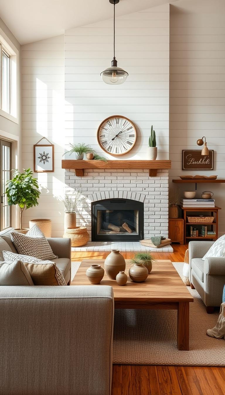 Modern Farmhouse Living Room Decor Ideas for a Cozy Chic Vibe